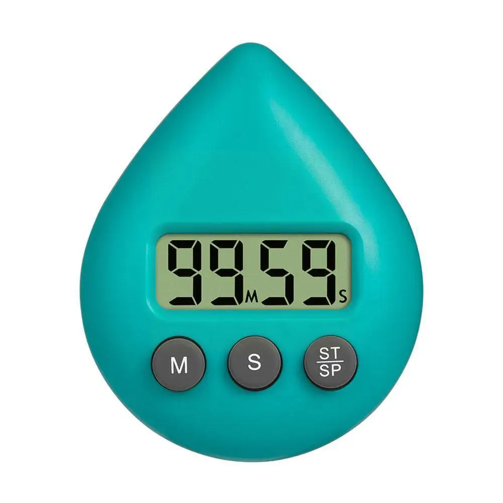 Digital Kitchen Timer Water Drop Electronic Alarm Clock Three Color Waterproof Energy Saver Digital Timer For Shower Study P0G0
Digital Kitchen Timer Water Drop Electronic Alarm Clock Three Color Waterproof Energy Saver Digital Timer For Shower Study P0G0