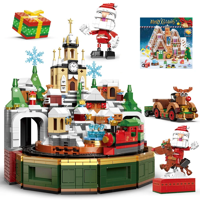 Christmas House Building Blocks Music Box Santa Claus 10267 Gingerbread House Castle Bricks Kit Toys Christmas Gifts For Kids
Christmas House Building Blocks Music Box Santa Claus 10267 Gingerbread House Castle Bricks Kit Toys Christmas Gifts For Kids