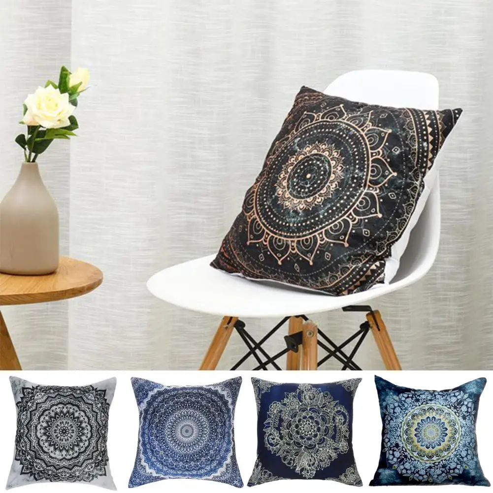 Square Pillowcase Colorful Breathable Polyester Peach Skin Plush Decorative Mandala Printing Pillow Cover for Daily Use
Square Pillowcase Colorful Breathable Polyester Peach Skin Plush Decorative Mandala Printing Pillow Cover for Daily Use