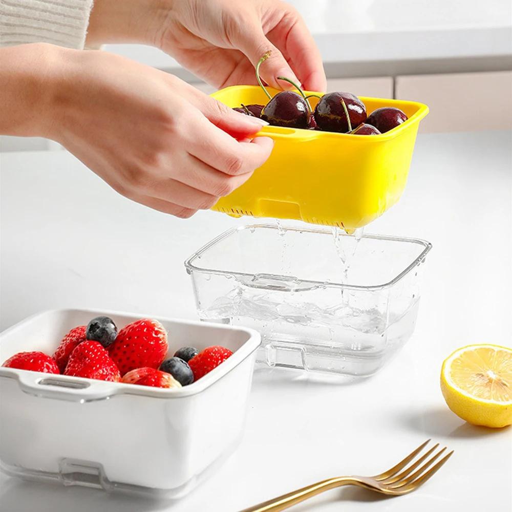 2023 High Quality Kitchen Drain Basket Double-layer Storage Basket Mini Creative Fruit Plate Kitchen Creative Transparent
2023 High Quality Kitchen Drain Basket Double-layer Storage Basket Mini Creative Fruit Plate Kitchen Creative Transparent