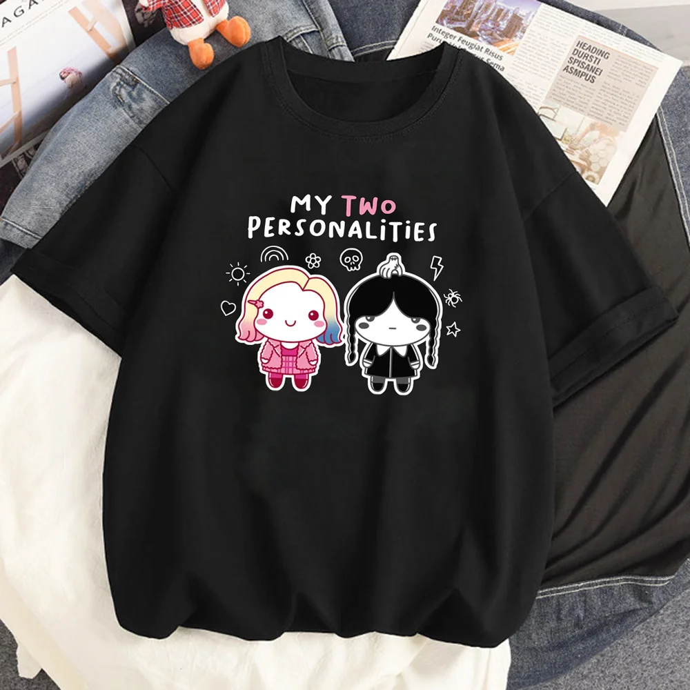 Wednesday Addams T Shirt Women Anime Top Girl Clothing Top Women T-shirt Comic Harajuku Female Tee Graphic Y2k Top
Wednesday Addams T Shirt Women Anime Top Girl Clothing Top Women T-shirt Comic Harajuku Female Tee Graphic Y2k Top