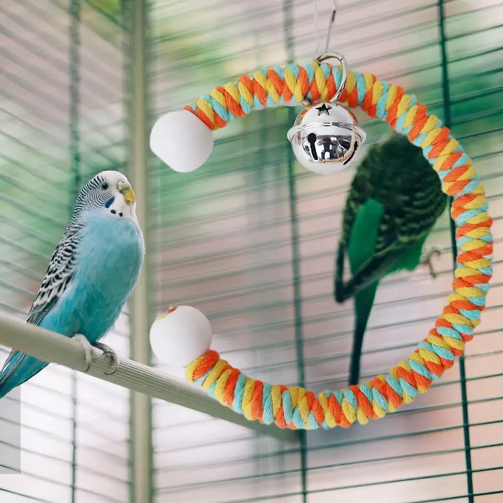 Bird Toy Safe Parrot Resting Stand Swing Toy Creative Exercise Training Parrot Swing Toy
Bird Toy Safe Parrot Resting Stand Swing Toy Creative Exercise Training Parrot Swing Toy