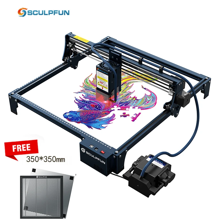 SCULPFUN S30 pro max 5w 10w 20W high quality laser engraver cutter DIY Professional desktop laser engraving machine for wood
SCULPFUN S30 pro max 5w 10w 20W high quality laser engraver cutter DIY Professional desktop laser engraving machine for wood