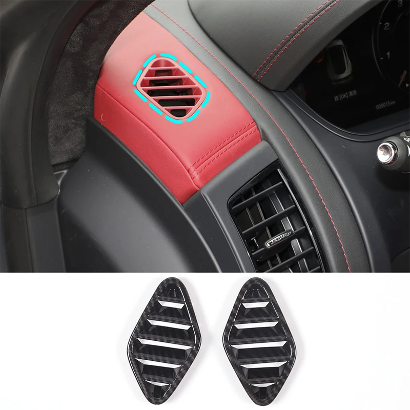 For 2013-2024 Jaguar F-TYPE ABS carbon fiber car styling dashboard air outlet frame sticker car interior protection accessories
For 2013-2024 Jaguar F-TYPE ABS carbon fiber car styling dashboard air outlet frame sticker car interior protection accessories