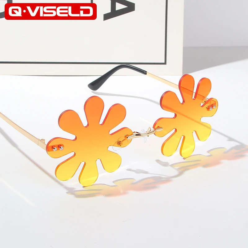QVISELD Fashion Rimless Flower Sunglasses Women 2023 Luxury Brand Quality Designer UV Protection Party Funny Y2K Sun Glasses
QVISELD Fashion Rimless Flower Sunglasses Women 2023 Luxury Brand Quality Designer UV Protection Party Funny Y2K Sun Glasses