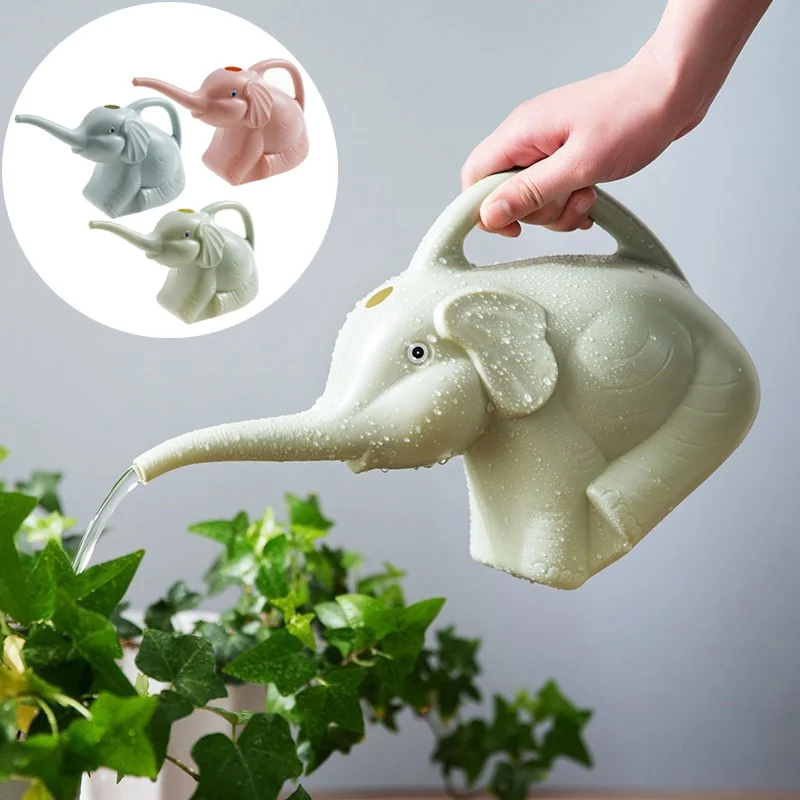 2L Plastic 3Color Elephant Watering Can Garden Plants Pressure Spray Water Kettle Courtyard Lawn Irrigate Cartoon Watering Tools
2L Plastic 3Color Elephant Watering Can Garden Plants Pressure Spray Water Kettle Courtyard Lawn Irrigate Cartoon Watering Tools
