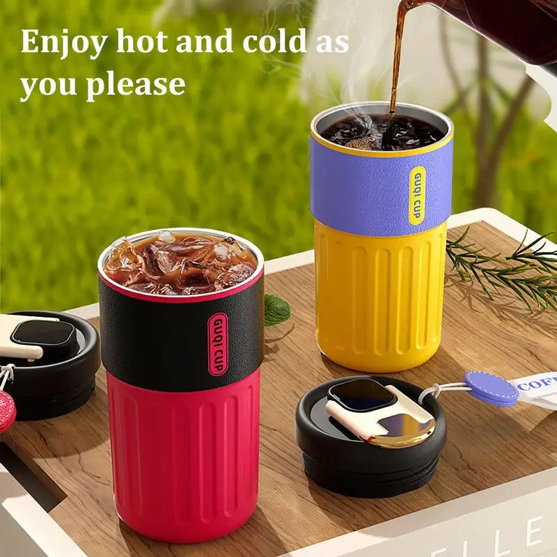 410ml Smart Coffee Cups Thermos Bottle For Coffee With Temperature Display Thermal Mug Stainless Steel Vacuum Flasks
410ml Smart Coffee Cups Thermos Bottle For Coffee With Temperature Display Thermal Mug Stainless Steel Vacuum Flasks