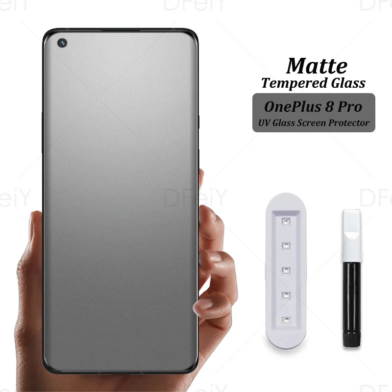 Matte Glass For OnePlus 8 Pro Tempered Glass Film For OnePlus 8 Full Cover UV Screen Protector
Matte Glass For OnePlus 8 Pro Tempered Glass Film For OnePlus 8 Full Cover UV Screen Protector