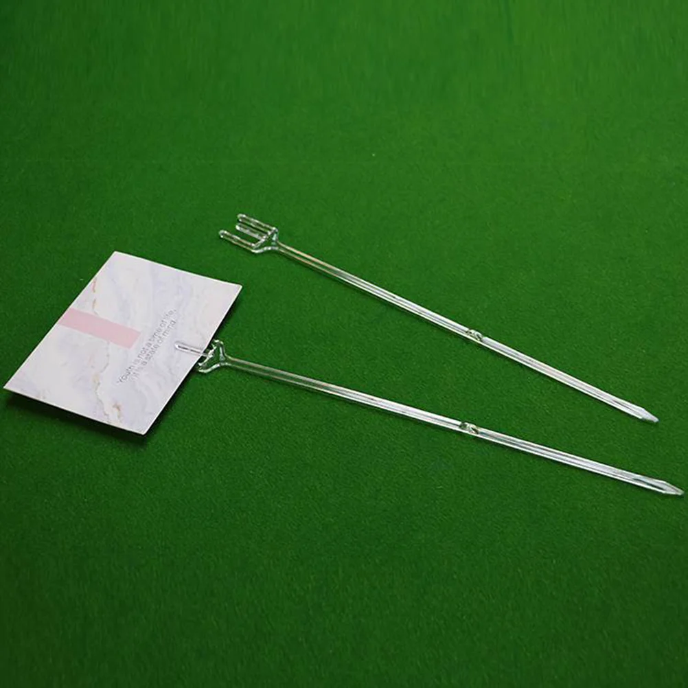 80Pcs Floral Picks Straight Floral Picks Holders Transparent Fork for Cards Photos Floral Arrangement
80Pcs Floral Picks Straight Floral Picks Holders Transparent Fork for Cards Photos Floral Arrangement