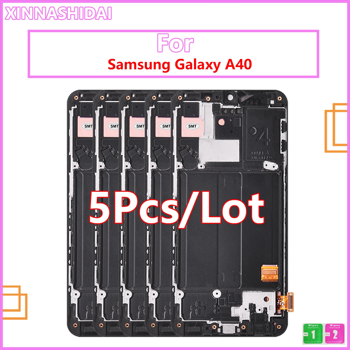 5pcs/lot For Samsung Galaxy A40 A405 A405F LCD Display Touch Screen Assemble Replacement For Samsung Galaxy A40
5pcs/lot For Samsung Galaxy A40 A405 A405F LCD Display Touch Screen Assemble Replacement For Samsung Galaxy A40