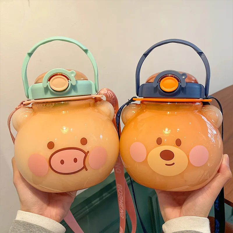 1430ml Large Capacity Water Bottle Portable with Straw Cup Little Bear Water Cup Children's Water Cup Boys' Sports Water Bottle
1430ml Large Capacity Water Bottle Portable with Straw Cup Little Bear Water Cup Children's Water Cup Boys' Sports Water Bottle