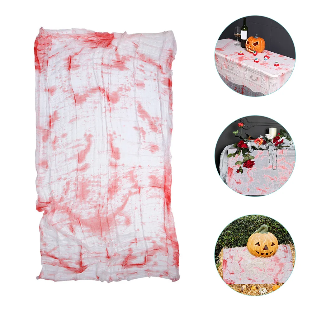 Gauze Cloth Creepy Spooky Table Tablecloth Fabric Scary Runner Decorations Decor Haunted House Tapestry Cover Blood Props
Gauze Cloth Creepy Spooky Table Tablecloth Fabric Scary Runner Decorations Decor Haunted House Tapestry Cover Blood Props