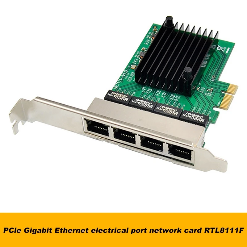 Pci-E X1 Gigabit Network Card Pci-Express 4 Port Ethernet Network Card Rtl8111f Ethernet Lan Card
Pci-E X1 Gigabit Network Card Pci-Express 4 Port Ethernet Network Card Rtl8111f Ethernet Lan Card