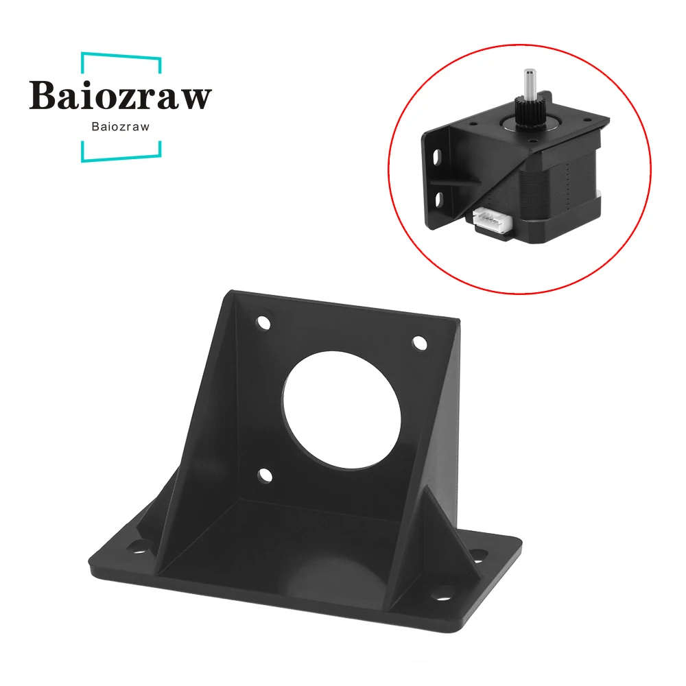 3d Printer Bracket Nema17 42 Stepper Motor Black Plastic Diy Cnc Parts 
3d Printer Bracket Nema17 42 Stepper Motor Black Plastic Diy Cnc Parts