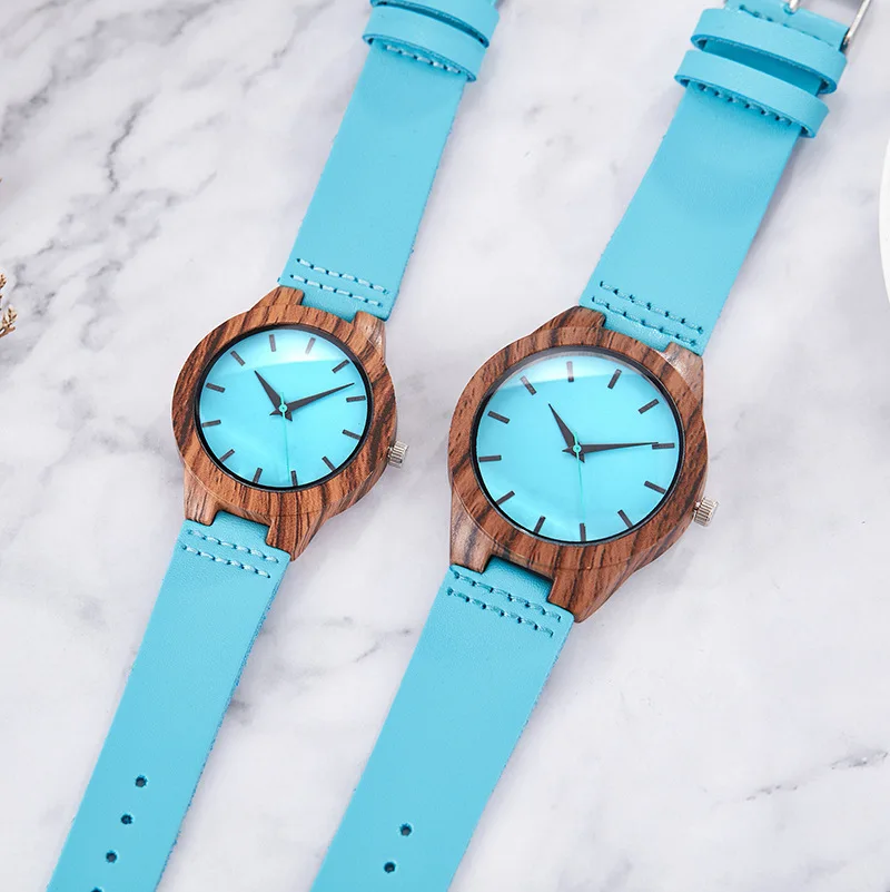 Top Luxury Royal Blue Wood Watch Quartz Wristwatch 100% Natural Bamboo Clock Fashion Leather Valentine's Day Best Gifts 2020 New
Top Luxury Royal Blue Wood Watch Quartz Wristwatch 100% Natural Bamboo Clock Fashion Leather Valentine's Day Best Gifts 2020 New