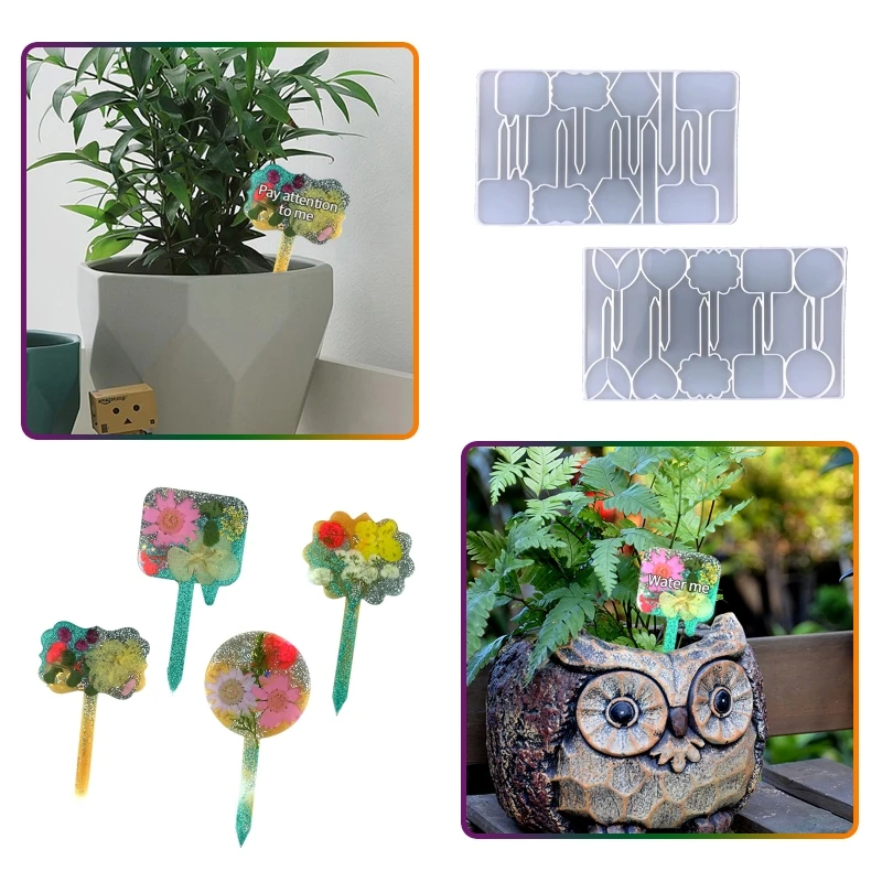X7YA Plant Labels UV Epoxy Resin Mold Handmade Garden Tags Silicone Mould DIY Crafts Nursery Garden Labels Seed Potted Herbs
X7YA Plant Labels UV Epoxy Resin Mold Handmade Garden Tags Silicone Mould DIY Crafts Nursery Garden Labels Seed Potted Herbs