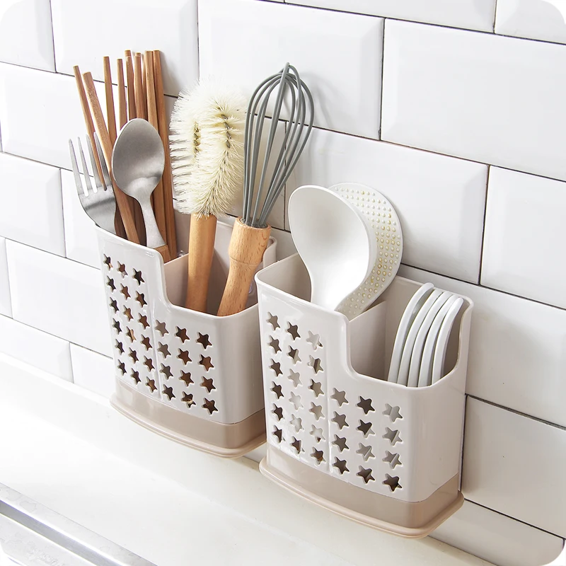 Kitchen Accessories Cutlery Organizer Wall-mounted Dish Drainer Household Chopsticks Spoon Drying Rack Pantry Organizer
Kitchen Accessories Cutlery Organizer Wall-mounted Dish Drainer Household Chopsticks Spoon Drying Rack Pantry Organizer