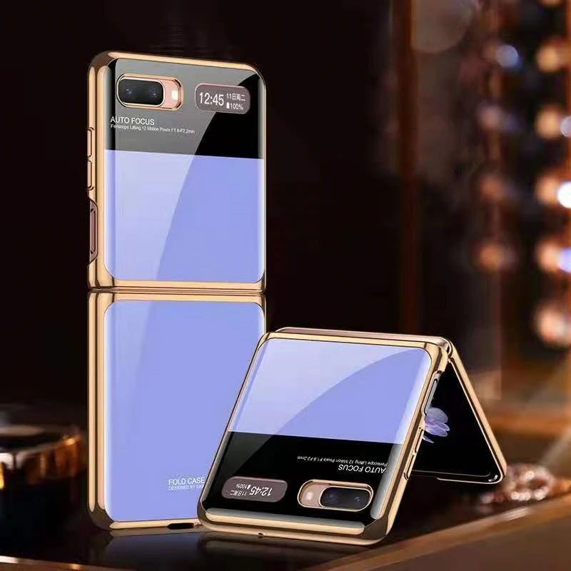2022 New Case for Samsung Galaxy Z Flip 5G Glass Cover Luxury Plating Frame Hard Plastic Back Phone Cover for Galaxy Z Flip
2022 New Case for Samsung Galaxy Z Flip 5G Glass Cover Luxury Plating Frame Hard Plastic Back Phone Cover for Galaxy Z Flip
