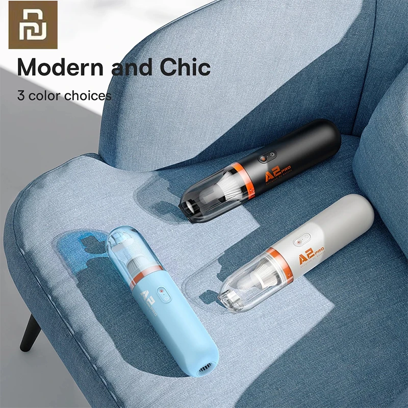 Youpin A2Pro Air Duster Transparent Dustcup 6000Pa Handheld Vacuum Cordless Portable Mini Powerful Suction for Home Car Interior
Youpin A2Pro Air Duster Transparent Dustcup 6000Pa Handheld Vacuum Cordless Portable Mini Powerful Suction for Home Car Interior