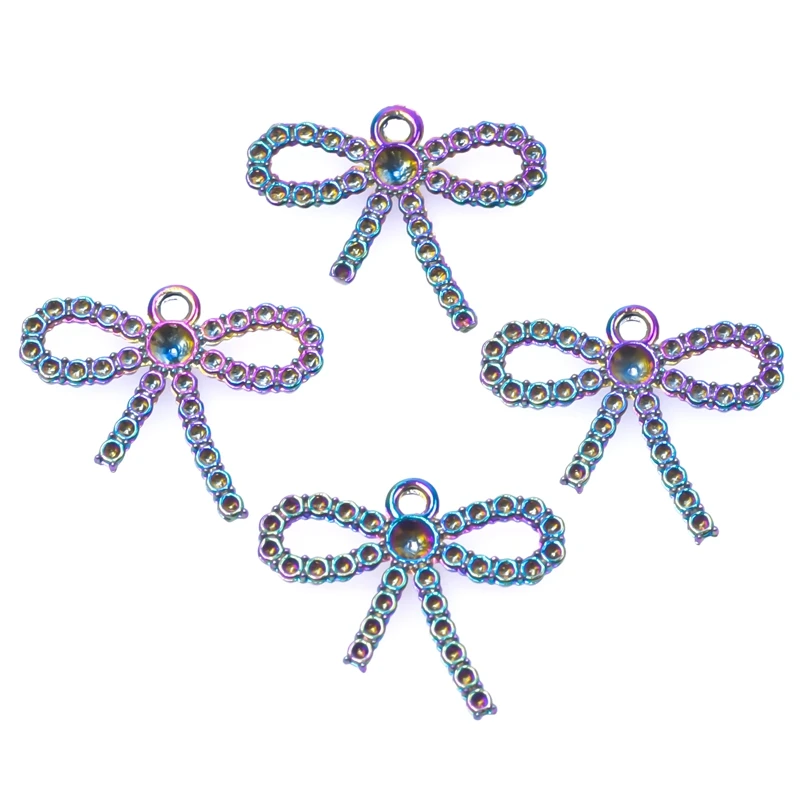 10PCS Alloy Diamond Bow Tie Charms Pendant Accessory Rainbow Color For Jewelry Making Necklace Earring Metal Bulk Wholesale
10PCS Alloy Diamond Bow Tie Charms Pendant Accessory Rainbow Color For Jewelry Making Necklace Earring Metal Bulk Wholesale