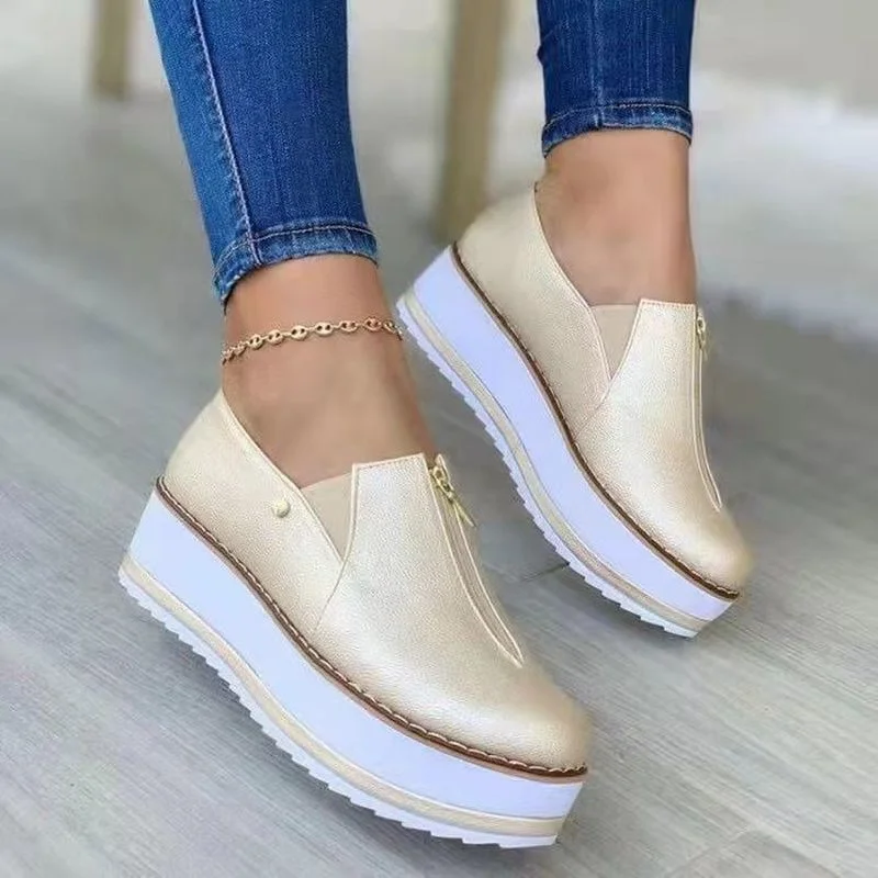 WHNB Plus Size 35-43 Women's Shoes Suede Platform Shoes Non-slip Wear-resistant Lightweight Sports Casual Shoes All-match Mom 
WHNB Plus Size 35-43 Women's Shoes Suede Platform Shoes Non-slip Wear-resistant Lightweight Sports Casual Shoes All-match Mom