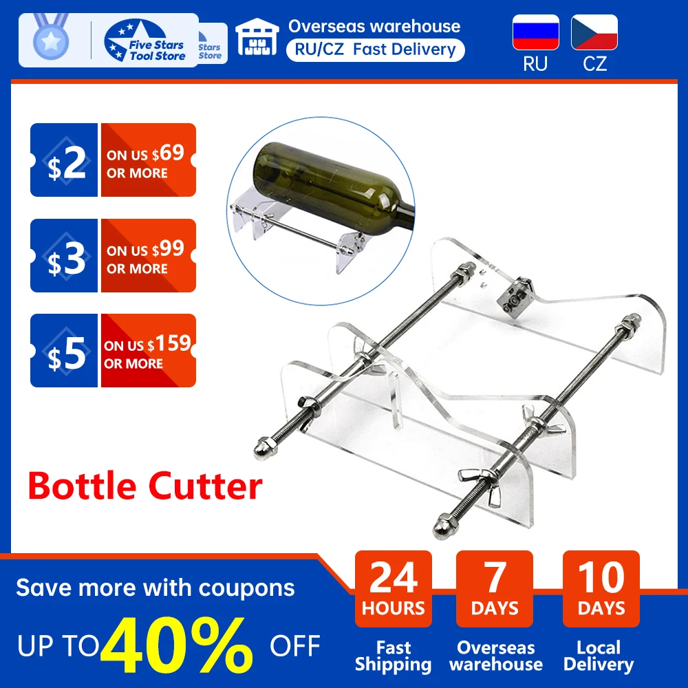 DIY Bottle Cutter Adjustable Sizes Metal Glassbottle Cut Machine Glass Bottle Cutter Household Decorations Cutting Tool
DIY Bottle Cutter Adjustable Sizes Metal Glassbottle Cut Machine Glass Bottle Cutter Household Decorations Cutting Tool