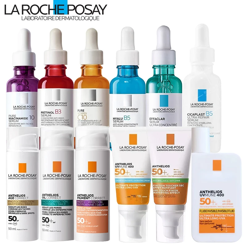 La Roche Posay Skin Care Niacinamide 10 Retinol B3 Serum Effeclar Duo+ K+ Green/Blue Lable Sunscreen 50ml Beauty Care
La Roche Posay Skin Care Niacinamide 10 Retinol B3 Serum Effeclar Duo+ K+ Green/Blue Lable Sunscreen 50ml Beauty Care