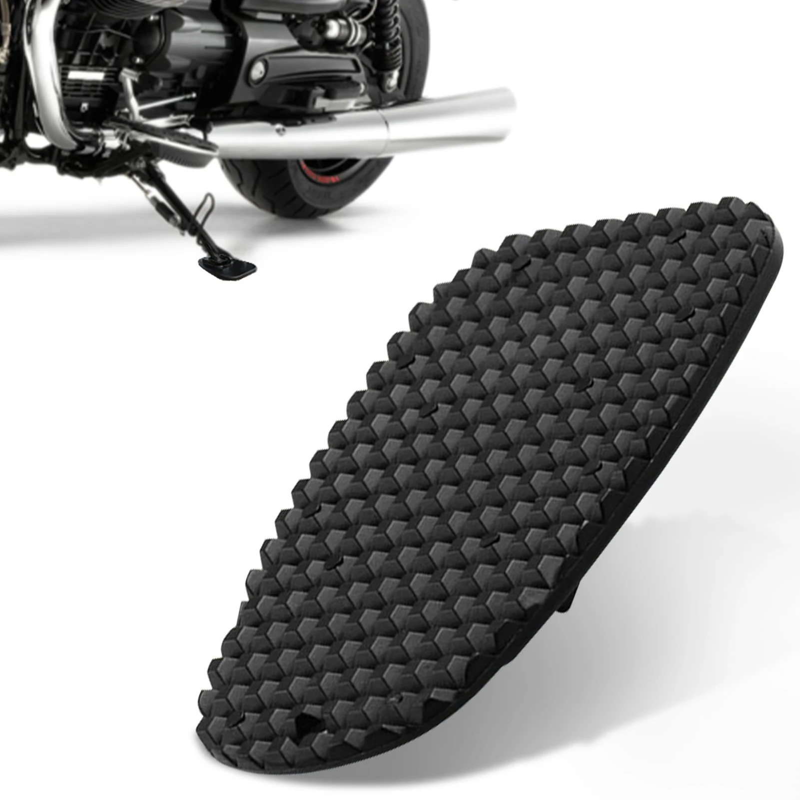 

Motorcycle Kickstand Pad ABS Universal Kick Stand Coaster Portable Anti-slip Motorcycle Stand For Soft Ground Parking