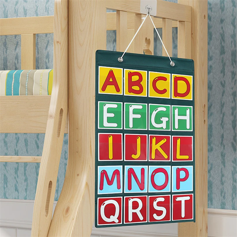 Montessori Toys Pocket Chart Learning Eudcation Educational Toys For Children Classroom Supplies Teaching Aids G86Y
Montessori Toys Pocket Chart Learning Eudcation Educational Toys For Children Classroom Supplies Teaching Aids G86Y