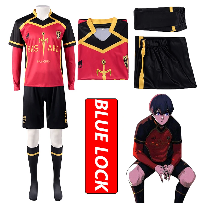 Anime Blue Lock Cosplay Costume Red Sportswear Wig Bastard Munchen Men Ness Kaiser Isagi Yoichi Kurona Cosplay Costume for Woman 
Anime Blue Lock Cosplay Costume Red Sportswear Wig Bastard Munchen Men Ness Kaiser Isagi Yoichi Kurona Cosplay Costume for Woman