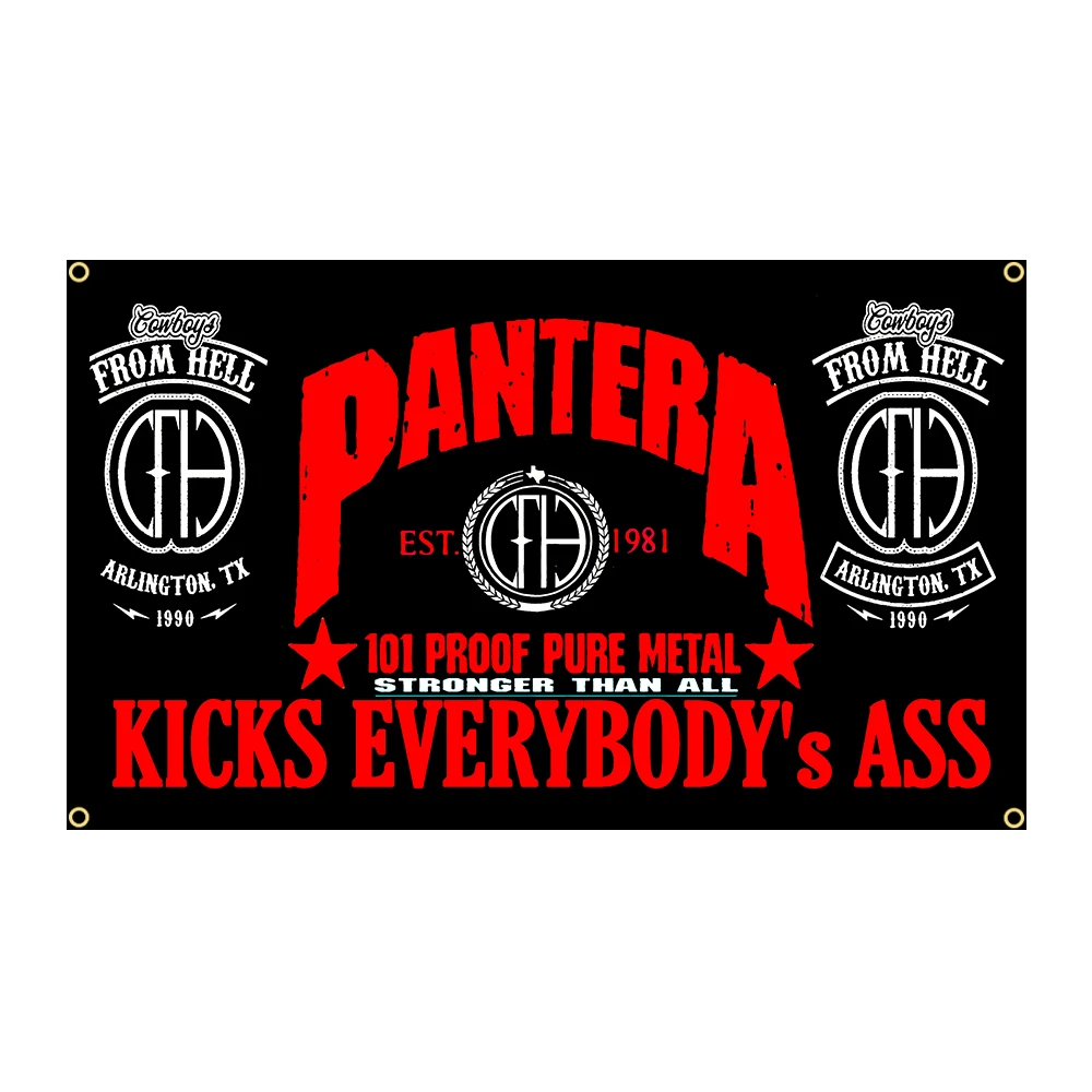90x150cm Pantera Heavy Mental Rock Band Flag Polyester Prlnted Home or Bedroom Decoratlon Banner Tapestry ft flag banner
90x150cm Pantera Heavy Mental Rock Band Flag Polyester Prlnted Home or Bedroom Decoratlon Banner Tapestry ft flag banner