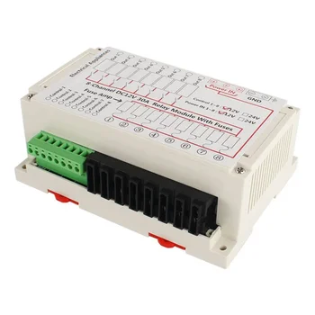 8-Channel DC 12/24V 30A Switches Relay Module with Fuses Patent Caravan Accessories Camper Automotorhome RV Interior Parts