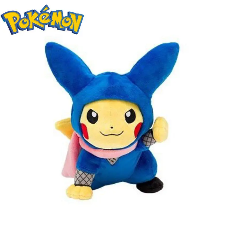Cross Dressing Pikachu Ninja Pokemon Plush Dolls Cute Anime Pet Elf Soft Stuffed Toys for Kids Birthday Christmas Gifts
Cross Dressing Pikachu Ninja Pokemon Plush Dolls Cute Anime Pet Elf Soft Stuffed Toys for Kids Birthday Christmas Gifts