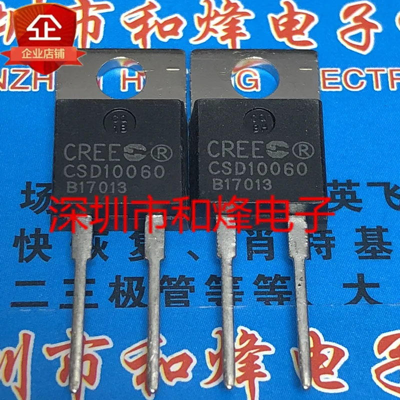CSD10060 A Новый точечный TO-220-2 600 в 10A диод из карбида кремния XiaoJi электронные компоненты
CSD10060 A Новый точечный TO-220-2 600 в 10A диод из карбида кремния XiaoJi электронные компоненты