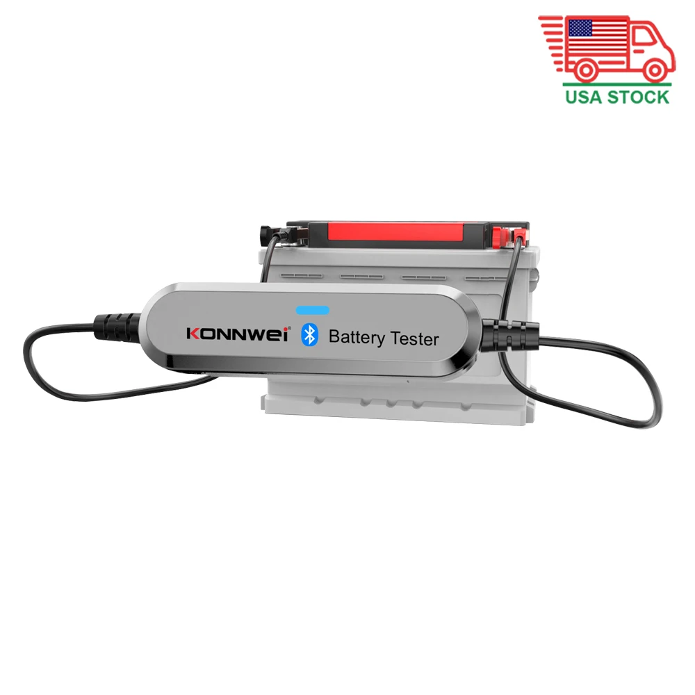 US STOCK KONNWEI BK100 6V 12V Bluetooth Car Battery Tester Analyzer Lead-acid AGM Gel Battery Diagnostic Tool
US STOCK KONNWEI BK100 6V 12V Bluetooth Car Battery Tester Analyzer Lead-acid AGM Gel Battery Diagnostic Tool
