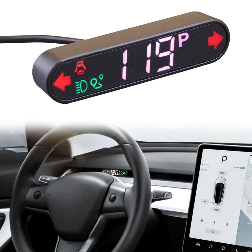 Автомобильный дисплей HUD на 12 В для модели Tesla 3, электронный спидометр с сигналом, умный дисплей HUD, автомобильные электронные аксессуары
Автомобильный дисплей HUD на 12 В для модели Tesla 3, электронный спидометр с сигналом, умный дисплей HUD, автомобильные электронные аксессуары