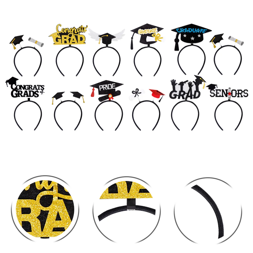 Graduation Hair Headband Ornament Hoops Band Partyhoop Clasp Grad Decoration
Graduation Hair Headband Ornament Hoops Band Partyhoop Clasp Grad Decoration