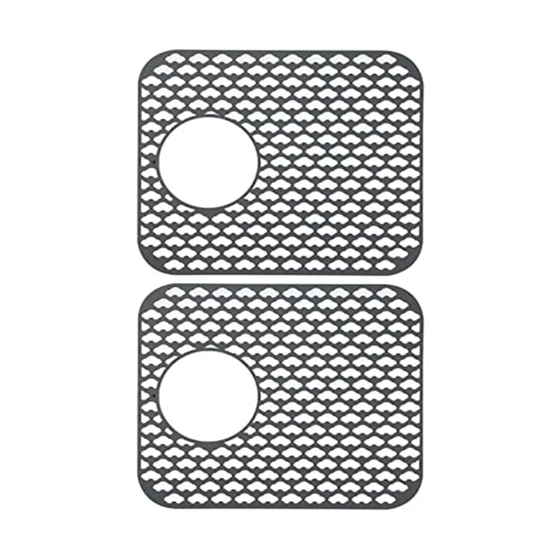 Silicone Sink Mat, 2 Pcs Non-Slip Folding Kitchen Sink Protector Pads Grid Accessory for Farmhouse Edge Hole Drain
Silicone Sink Mat, 2 Pcs Non-Slip Folding Kitchen Sink Protector Pads Grid Accessory for Farmhouse Edge Hole Drain