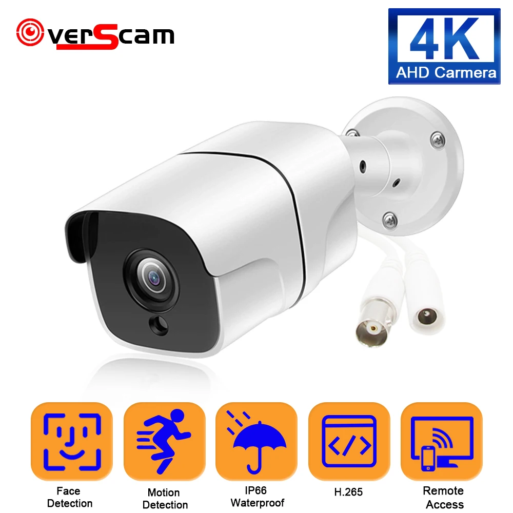 8MP 4K HD AI Face AHD Camera Outdoor Waterproof Infrared Night Vision CCTV Video Surveillance Security P2P Email Motion Detect
8MP 4K HD AI Face AHD Camera Outdoor Waterproof Infrared Night Vision CCTV Video Surveillance Security P2P Email Motion Detect