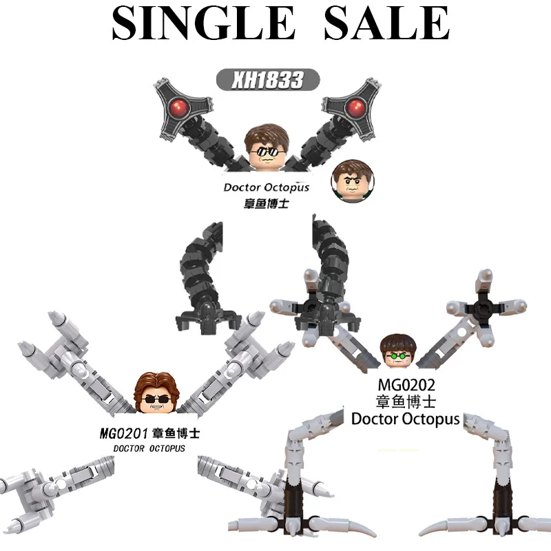 Superheroes Doctor Octopus Mini Action Figures Blocks Bricks Building Blocks Diy Assembled Model Toys Gifts for Kids XH1833
Superheroes Doctor Octopus Mini Action Figures Blocks Bricks Building Blocks Diy Assembled Model Toys Gifts for Kids XH1833