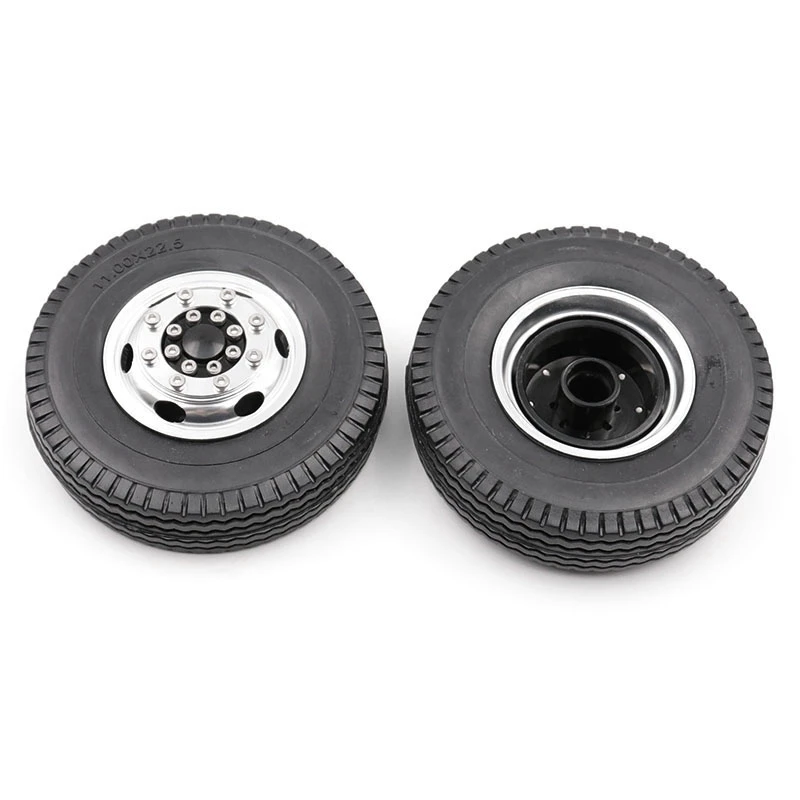 Front Rubber Loader Wheels With Rims For Tamiya 1/14 Scale Tractor Rear, For Tamiya 1/14 RC Tractor Trailer Truck
Front Rubber Loader Wheels With Rims For Tamiya 1/14 Scale Tractor Rear, For Tamiya 1/14 RC Tractor Trailer Truck