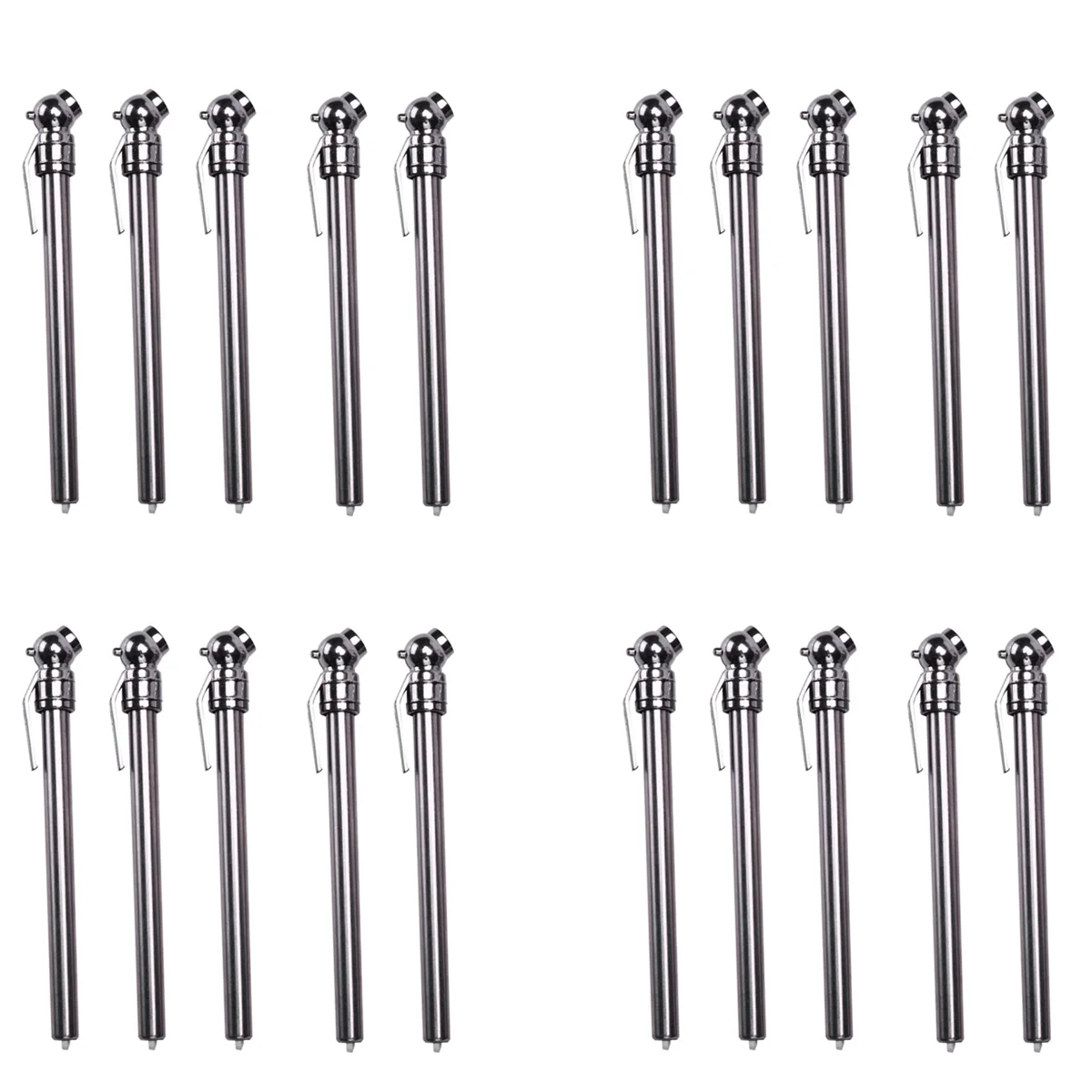 20 Pack Pencil Tire Pressure Gauge 5-50 PSI Universal for Car Motorcycle Bicycle
20 Pack Pencil Tire Pressure Gauge 5-50 PSI Universal for Car Motorcycle Bicycle