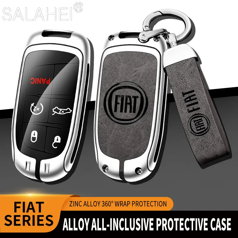 Zinc Alloy Car Remote Key Case Full Cover Holder Shell For Fiat Freemont 2018 500X 500 500L Ottimo Viaggio Keychain Accessories
Zinc Alloy Car Remote Key Case Full Cover Holder Shell For Fiat Freemont 2018 500X 500 500L Ottimo Viaggio Keychain Accessories
