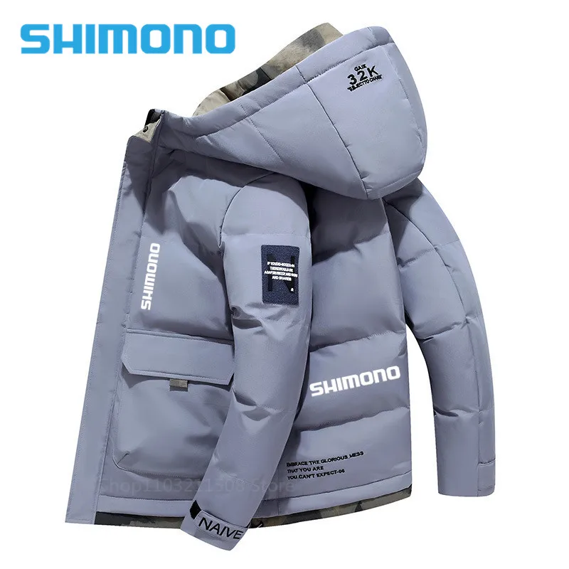 Gamakatsu Outdoor Autumn Winter Thickened Warm Hooded Fishing Jacket Cardigan Printed Jacket Work Style Cotton Fishing Coats
Gamakatsu Outdoor Autumn Winter Thickened Warm Hooded Fishing Jacket Cardigan Printed Jacket Work Style Cotton Fishing Coats