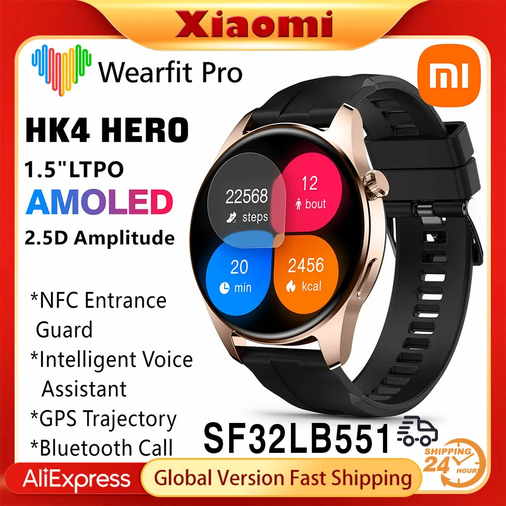 New Xiaomi HK4 Hero SmartWatch AMOLED 1.5 Inch Ltpo 2.5D Amplitude Mens NFC SmartWatch Wireless Charging Bluetooth Call GT3 Pro
New Xiaomi HK4 Hero SmartWatch AMOLED 1.5 Inch Ltpo 2.5D Amplitude Mens NFC SmartWatch Wireless Charging Bluetooth Call GT3 Pro