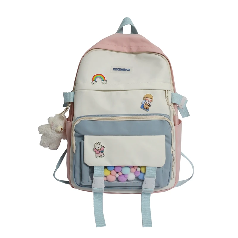 College Book Lady Badge Backpack Kawaii Fashion Girl School Bag Trendy Women Cute Backpack Nylon Female Harajuku Bag Student New
College Book Lady Badge Backpack Kawaii Fashion Girl School Bag Trendy Women Cute Backpack Nylon Female Harajuku Bag Student New