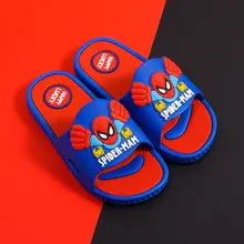 Childrens Slippers Boys Summer School Childrens 2-9 years old Indoor Household Anti-skid Boys Sandals Red Blue Shoes