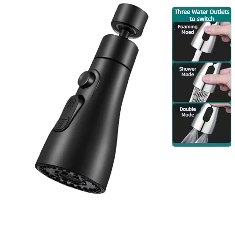 Смеситель-распылитель 3в1 для кухни
Смеситель-распылитель 3в1 для кухни