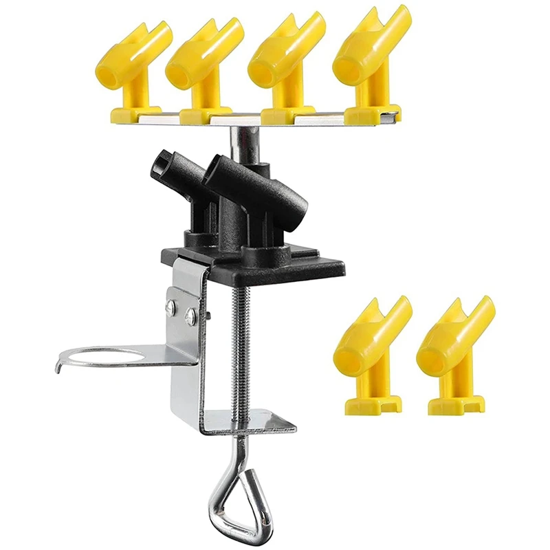 Airbrush Holder Clamp-On Style Air Brush Station Stand Kit 360° Rotate Holds Up To 6 Airbrush
Airbrush Holder Clamp-On Style Air Brush Station Stand Kit 360° Rotate Holds Up To 6 Airbrush