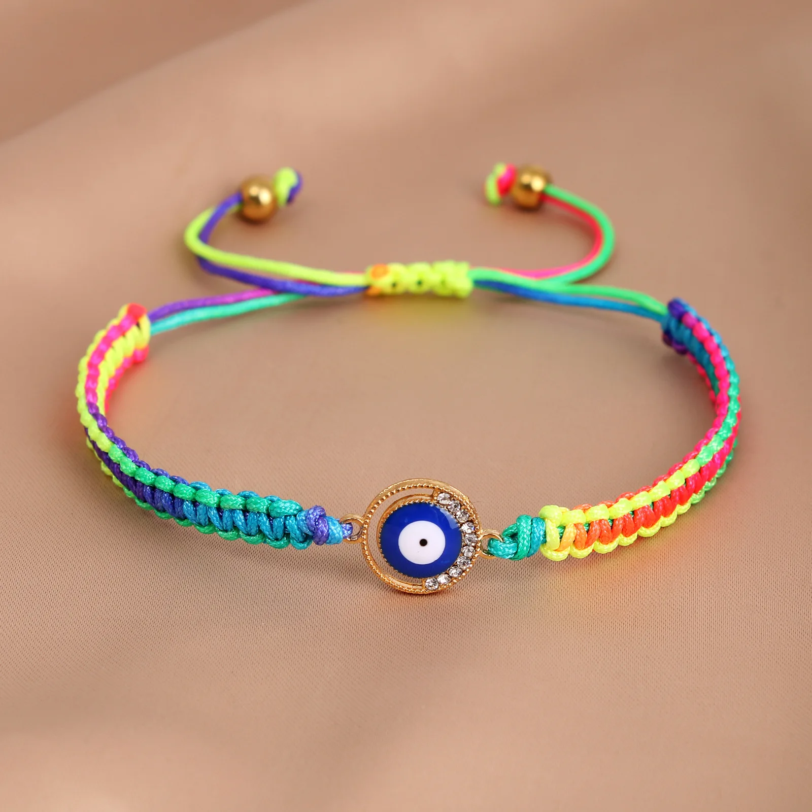 New Evil Eye Braided Bracelet Lucky Colourful Handmade Woven String Adjustable Bracelets Turkish Blue Evil Eye Charm Jewelry
New Evil Eye Braided Bracelet Lucky Colourful Handmade Woven String Adjustable Bracelets Turkish Blue Evil Eye Charm Jewelry